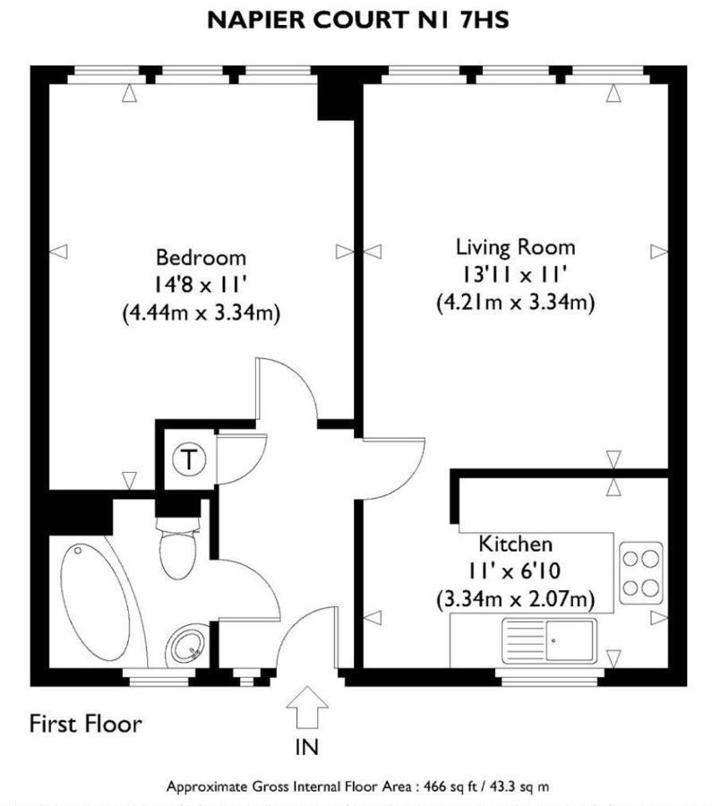 1 Bedroom Flat Close To City With Free Parking Arrangement London Eksteriør bilde